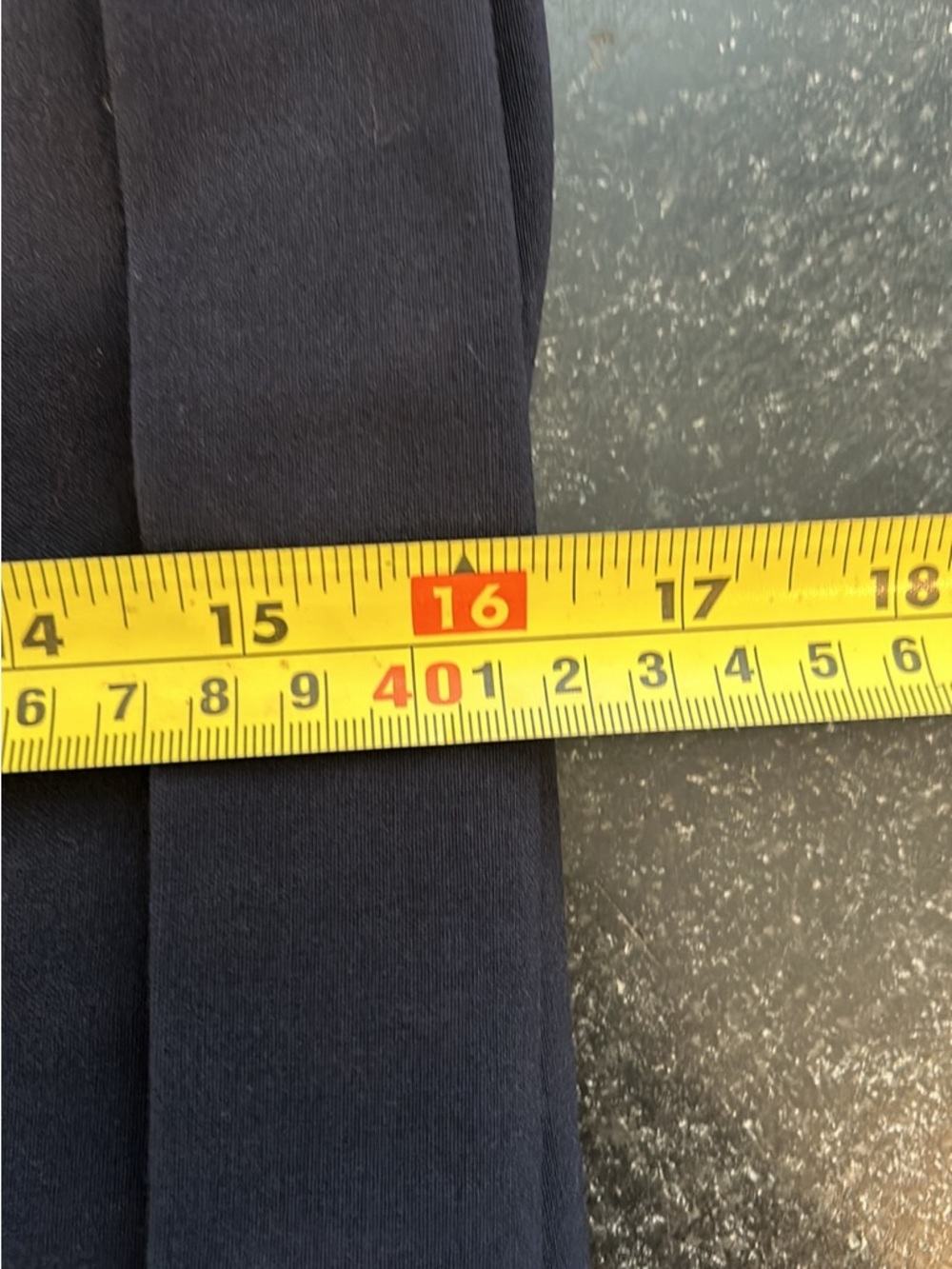 Womens Navy Dress Shorts - Classic Tailored Fit - Picture 6 of 9